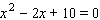 Solve the equation.  <div style=padding-top: 35px> 