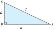  Find the given trigonometric function of the indicated angle using triangle ABC. sin A, where  a = 2 , b = 24 , c = 29    A)   \frac { 24 } { 29 }  B)   \frac { 29 } { 24 }  C)   \frac { 2 } { 29 }  D)   \frac { 2 } { 24 }  E)   \frac { 24 } { 2 }