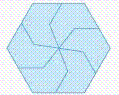 Determine the smallest angle of rotation symmetry of the given figure. ​   ​ A)  no rotation symmetry B)  45 degrees C)  180 degrees D)  90 degrees E)  60 degrees