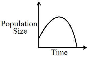 ​A population of bacteria grown in a Petri dish begins to grow slowly but increasingly faster over the fi rst two days. The population then grows faster and faster for three days until the growth begins to slow down for the following two days until the population levels off. Sketch a graph that shows the growth of the bacteria population over time. A)  ​   ​ B)  ​   C)  ​   D)  ​   E)  ​  