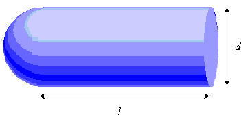 Find the volume of the figure below. Round to the nearest hundredth. Use 3.14 for   . [The measures of the dimensions are indicated below the figure.] ​   d = 5 ft, l = 8 ft ( The figure is not necessarily drawn to scale .)  ​ ​ A)  889.67 ft<sup>3</sup> B)  189.71 ft<sup>3</sup> C)  181.53 ft<sup>3</sup> D)  660.71 ft<sup>3</sup> E)  52.33 ft<sup>3</sup>