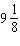 <strong>Convert the following mixed number to a decimal. </strong> A) 73.125 B) 9.025 C) 9.125 D) 9.25 E) 9.375