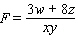 Evaluate the expression for the given values of the variables. for w = 8, x = 2, y = 3 and z = 6. __________