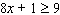 Solve the inequality.  