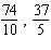 <strong>Which pair of ratios forms a proportion?</strong> A) B) C) D) E)