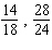 <strong>Which pair of ratios forms a proportion?</strong> A) B) C) D) E)