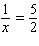 <strong>Solve the proportion. </strong> A) B) C) D) E)
