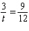 <strong>Write a proportion for the statement, and then solve the proportion to find the value of the variable. is to as is to </strong> A) ; B) ; C) ; D) ; E) ;