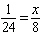 <strong>Write a proportion for the statement, and then solve the proportion to find the value of the variable. is to as is to </strong> A) ; B) ; C) ; D) ; E) ;
