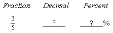 Change the given form into the two missing forms.  
