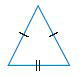 Select the best description of the triangle.   Answer with one of the following: acute scalene , acute isosceles , acute equilateral , right scalene , right isosceles , right equilateral , obtuse scalene , or obtuse isosceles .