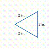 Find the perimeter or circumference of the figure.   A)  8 in. B)  6.28 in. C)  6 in. D)  12.57 in. E)  2 in.