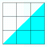  Estimate the area of the shaded figure to the nearest square centimeter. The grid lines in the figure are one centimeter apart.   A)  9  \mathrm { cm } ^ { 2 }  B)  5  \mathrm { cm } ^ { 2 }  C)  4  \mathrm { cm } ^ { 2 }  D)  6  \mathrm { cm } ^ { 2 }  E)  7  \mathrm { cm } ^ { 2 }