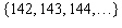 <strong>Specify the set by roster. {Counting numbers greater than }</strong> A) B) C) D) E)