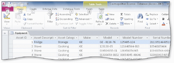     To select a command using the keyboard, you can press the letter or number displayed in a KeyTip like the one in the accompanying figure, which may cause additional KeyTips related to the selected command to appear.