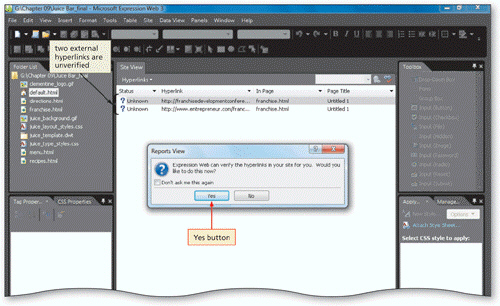   As shown in the accompanying figure, you can turn off the Reports View dialog box for future report generation by clicking the ____. A)  Yes button B)  No button C)  Don't ask me this again check box D)  none of the above