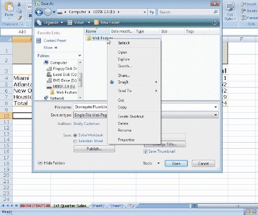   Figure 1 In the accompanying figure, what will the file extension be for the saved Web page? A) .mhtl B) .xtml C) .htm D) .mht