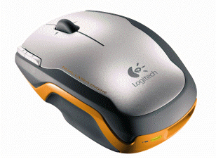       Which of the following is NOT shown in the figure above? A)  keyboard B)  mouse C)  touch pad D)  trackball