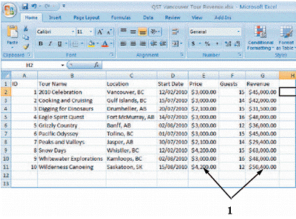   If you want to retain the source format of the spreadsheet in the figure above, select the ____ format when pasting and linking in the destination Word file. A)  Formatted Text (RTF)  B)  Unformatted Text C)  Word Hyperlink D)  Microsoft Office Excel Worksheet Object
