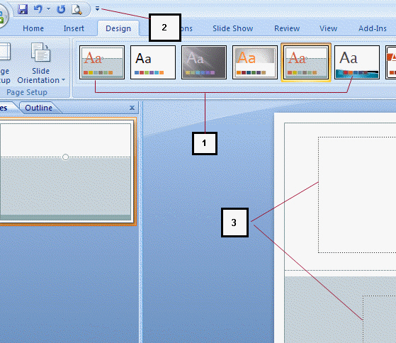   Figure A-2 Item 1 in the figure above is pointing to PowerPoint ____________________.