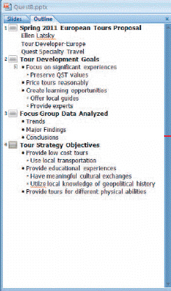   In the figure above, slide 2 has multiple content placeholders.