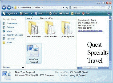   In the figure above, the ____ in the middle of the window displays icons for the folders and file in this window. A)  Details Pane B)  Files List C)  Navigation Pane D)  Preview Pane