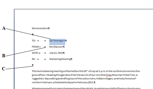 Match the document element with its corresponding name.  