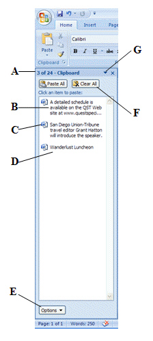 In the figure below, match each label with the statement that best describes it.  