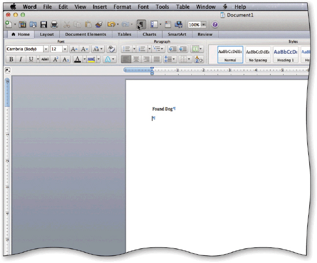     A(n)_________________________ is a character, like the ones in the accompanying figure, that Word displays on the screen but is not visible on a printed document.