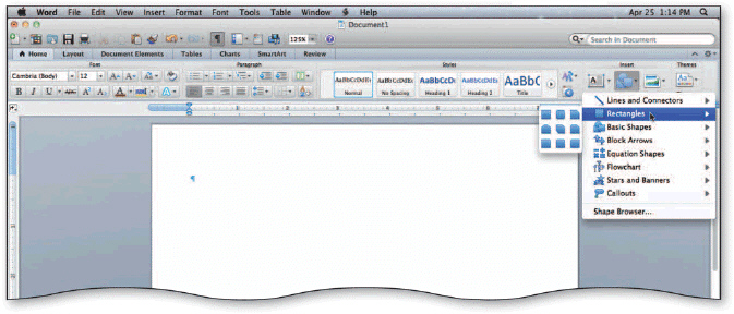     The objects shown in the accompanying figure are drawing objects.