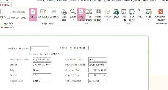 Critical Thinking Questions Case 6-1 An employee at Bavant Publishing needs to make some changes to the report shown in the accompanying figure.     The total amount should display as currency with two decimal places. How can the employee make this change?