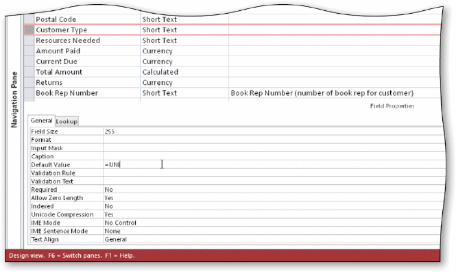 Bavant has just realized that they need to make some additional changes to the Customer table shown in Design view in the acsampanying figure. They have asked you to make these changes.     Because Bavant may move the database to SQL Server, they have decided to delete the Resources Needed field. How do you delete the field?