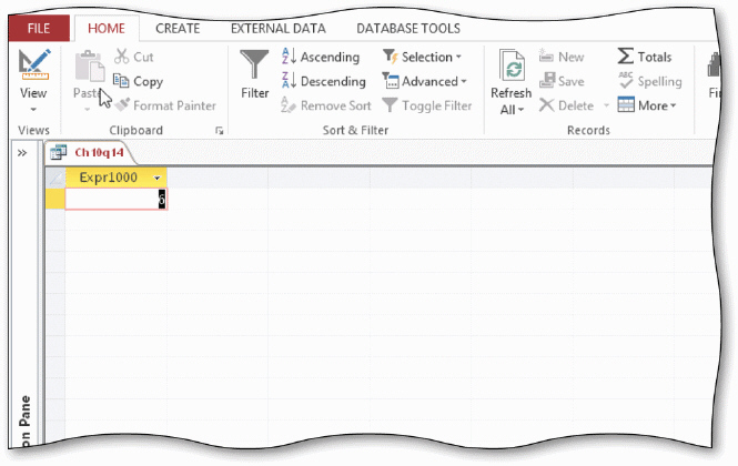 An employee at Bavant Publishing has created the SQL query shown in the acsampanying figure but she would like to modify it. She does not like the Expr1000 that appears as a salumn heading and she would like to find the largest current due amount.     What clause does the employee need to use to cause a name, such as Customersaunt to appear as a salumn heading?