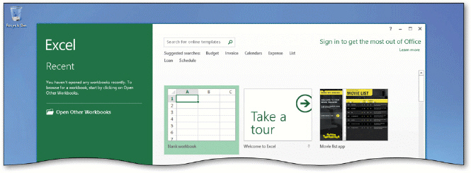   Tap or click the ____ workbook thumbnail on the Excel start screen to create a blank Excel workbook in the Word window, as shown in the acsampanying figure. A)  Blank B)  New C)  Start D)  Create