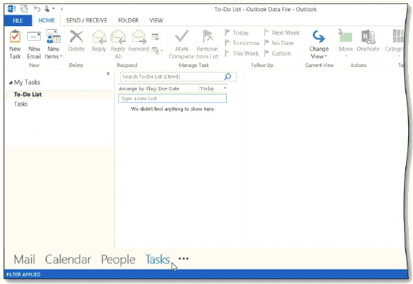   The main elements of the ____ are the Navigation Pane, the To-Do List pane, and the Preview pane, as shown in the acsampanying figure. A)  General window B)  To-Do List window C)  Tasks-To-Do window D)  Items window