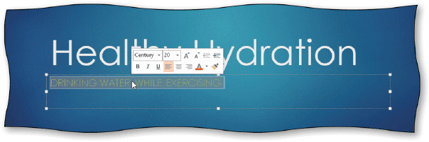   You can _________________________ a paragraph to select it, as shown in the acsampanying figure.