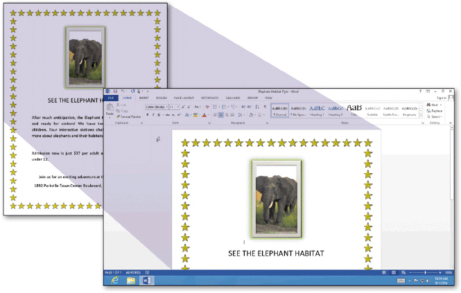   As shown in the acsampanying figure, the _________________________ shows the current page followed by the total number of pages in the document, the number of words in the document, and an isan to check spelling and grammar.