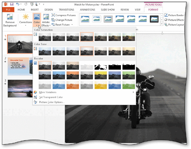   Tap or click the ____________________ button to display the Color gallery, as shown in the accompanying figure.