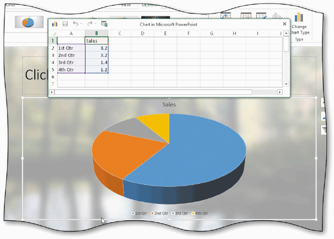   In the accompanying figure, what do the numbers in the worksheet represent? A)  Typed data B)  Preformatted data C)  Sample data D)  None of the above