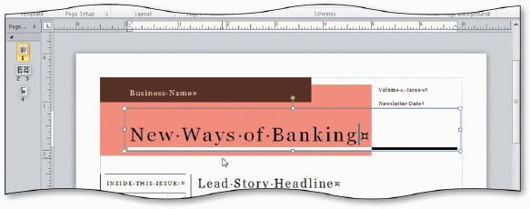   Most newsletters and brochures contain a ____ similar to those used in newspapers, as shown in the accompanying figure. A)  sidebar B)  masthead C)  pull quote D)  graphic