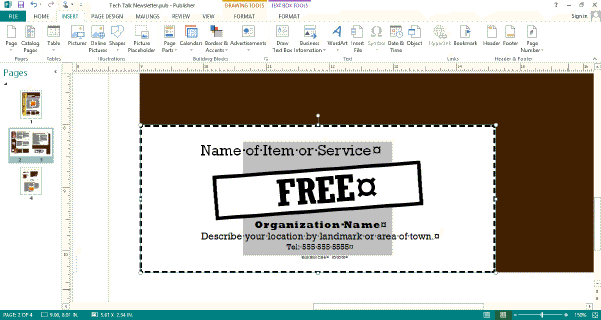   In the accompanying figure, ____ the border of the sidebar to move the sidebar to the lower-left corner of the page. A)  highlight B)  double-click C)  cut and paste D)  drag