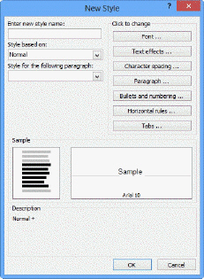   In the accompanying figure, under the heading Sample, the box on the right shows the word Arial as a sample of the ____ style. A)  previously used B)  currently selected C)  default D)  recommended
