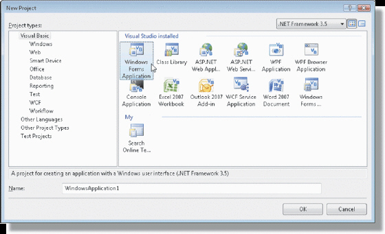   Figure 2-1 As shown in the accompanying figure, when creating a new project in Visual Studio, you must select one of the installed application ____ to indicate the type of application you wish to create. A)  samples B)  projects C)  folders D)  templates