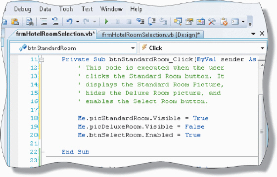   Figure 3-3 As shown in the accompanying figure, ____________________ are non-executable statements inside the program explaining the programmatic steps.