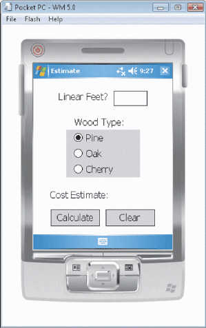   Figure 5-1 As shown in the accompanying figure, a ____ object forces the user to select only one option from a group of options. A)  CheckBox B)  RadioButton C)  TextBox D)  CheckList