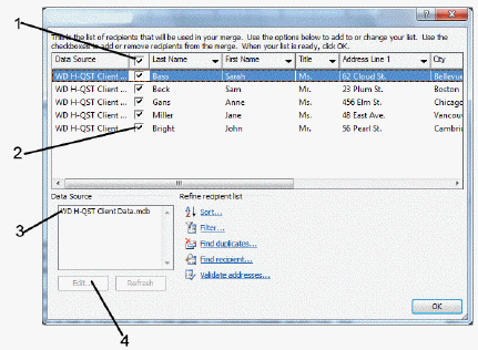     Item 4, shown in the accompanying figure, is used to enable the Edit button.