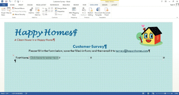   ____ text, like that shown in the accompanying figure, instructs the user how to enter values in a content control. A)  Placeholder B)  Alphanumeric C)  Value D)  Plain