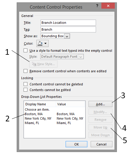   In the above figure, click item ____________________ to rearrange the order of the items on the list.