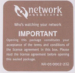   A(n) preapproved license, shown in the above figure, goes into effect as soon as you open the packaging.