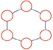 1.    2.    3.    In the figure above, the network marked 3 is configured in a(n) star topology.